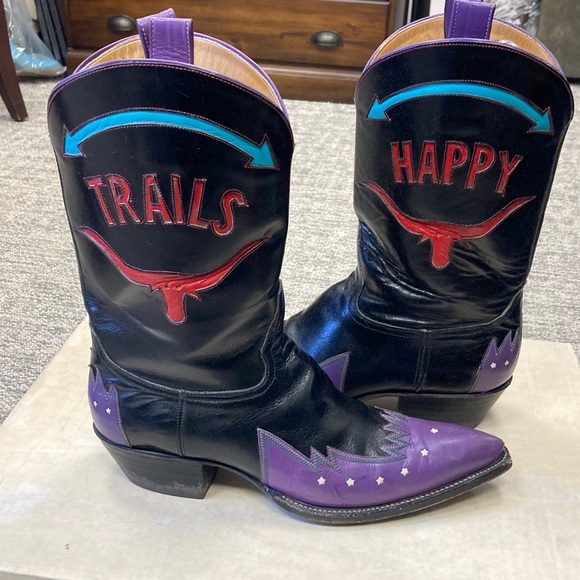 Rocketbuster Boots Shoes Vintage Rocketbuster Boots Happy Trails